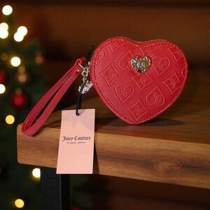 Juicy Couture Scarlet Heart Wristlet
